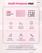 Pink Bath Bundle - Pink Dog & Cat Shampoo & Pink Non-Slip MAT