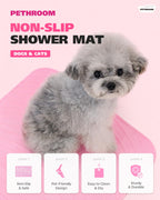 Pink Bath Bundle - Pink Dog & Cat Shampoo & Pink Non-Slip MAT