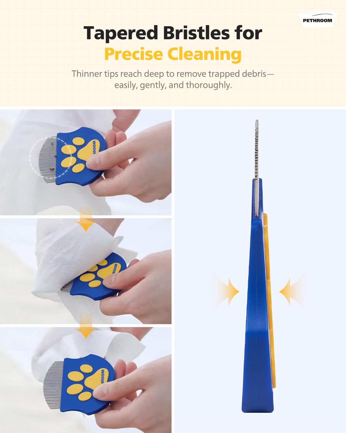 Soft care set - Easy Facial Comb & Healing Slicker Brush