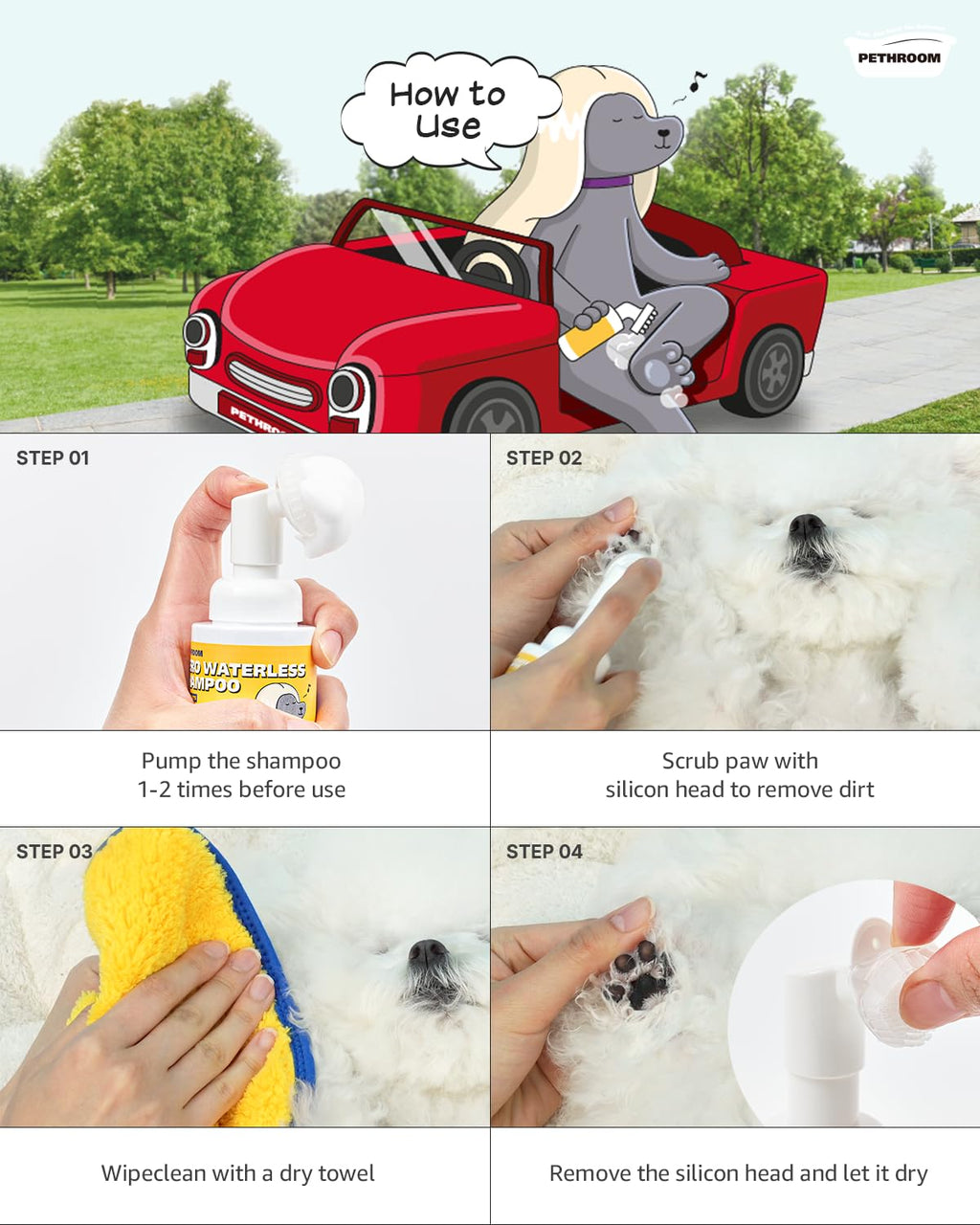Zero Waterless Shampoo