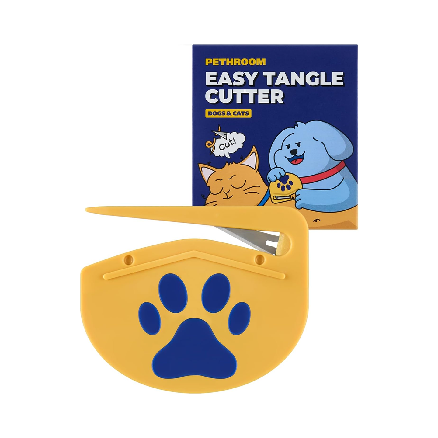 PETHROOM Easy Tangle Cutter for Dogs & Cats