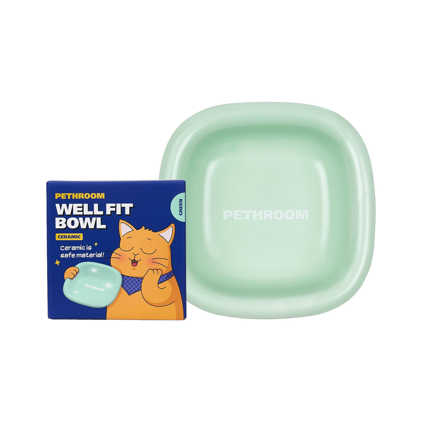 PETHROOM Well Fit Bowl - Green
