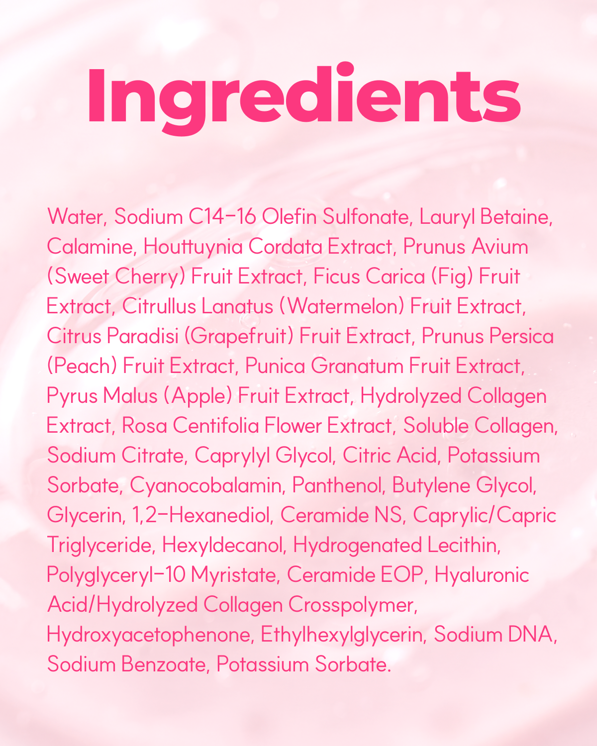 Pink Soothing Shampoo