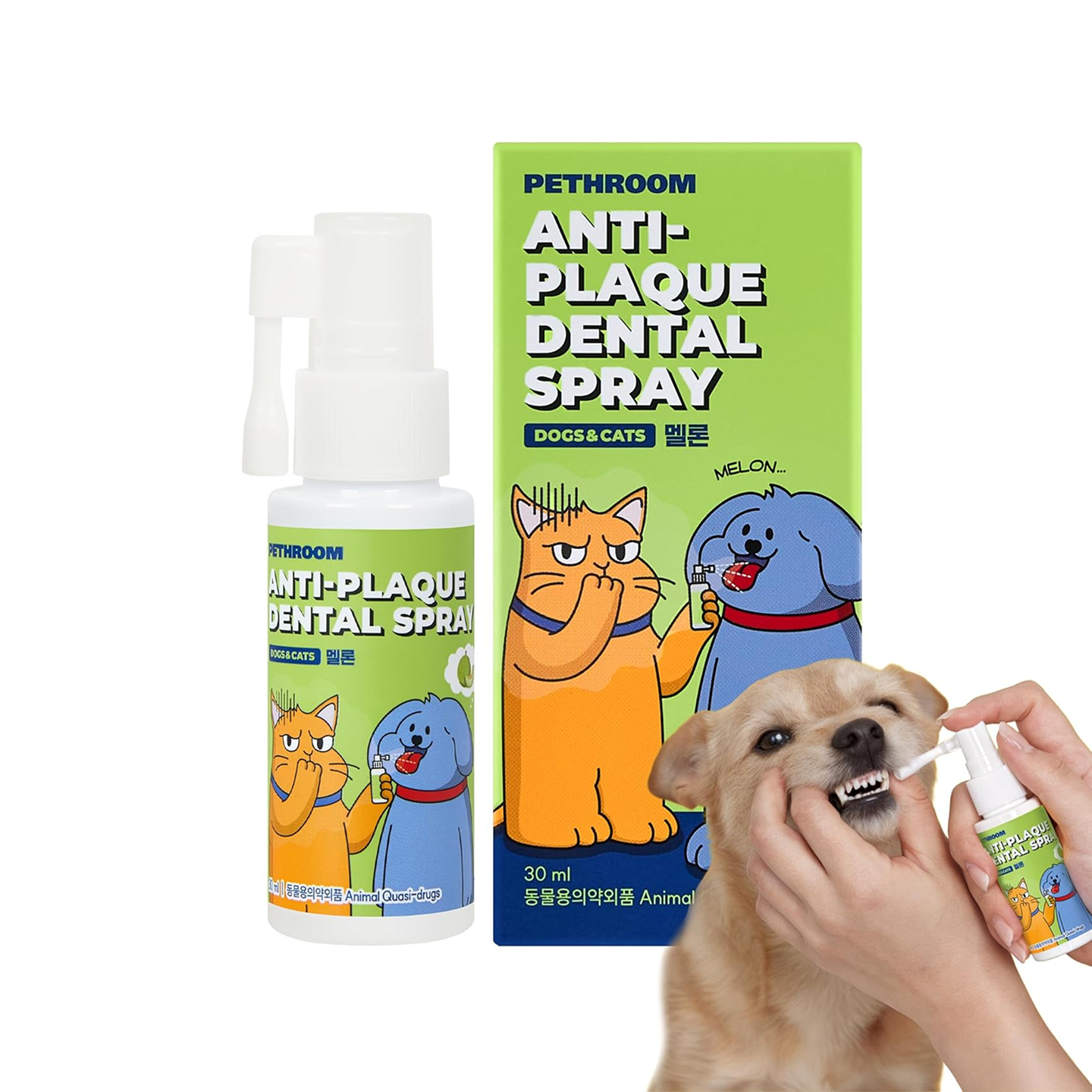 PETHROOM Premium Pet Dental Care Spray (Melon)