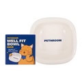 PETHROOM Well Fit Bowl - White