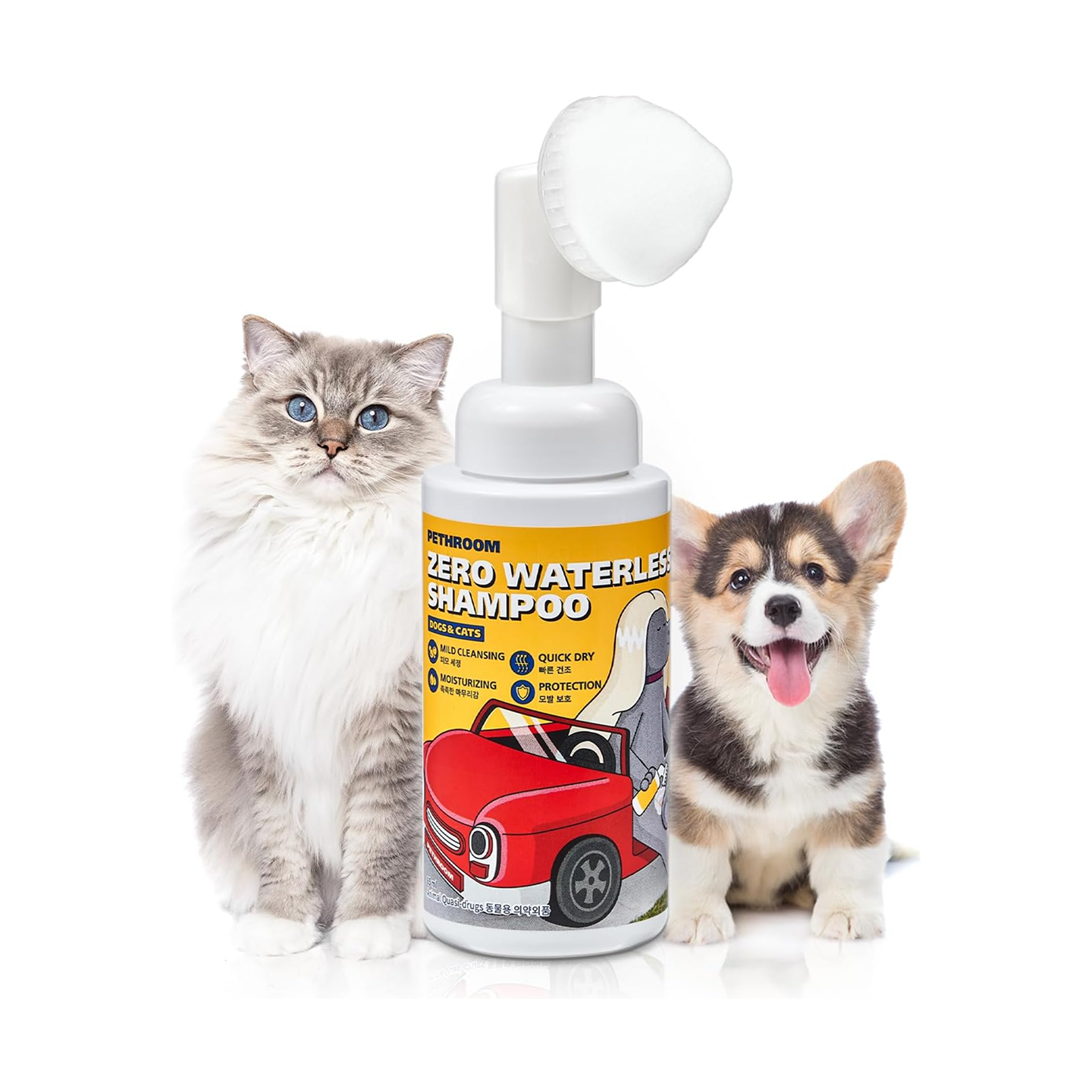 PETHROOM Zero Waterless Shampoo Foaming No-Rinse Dog Paw Wash