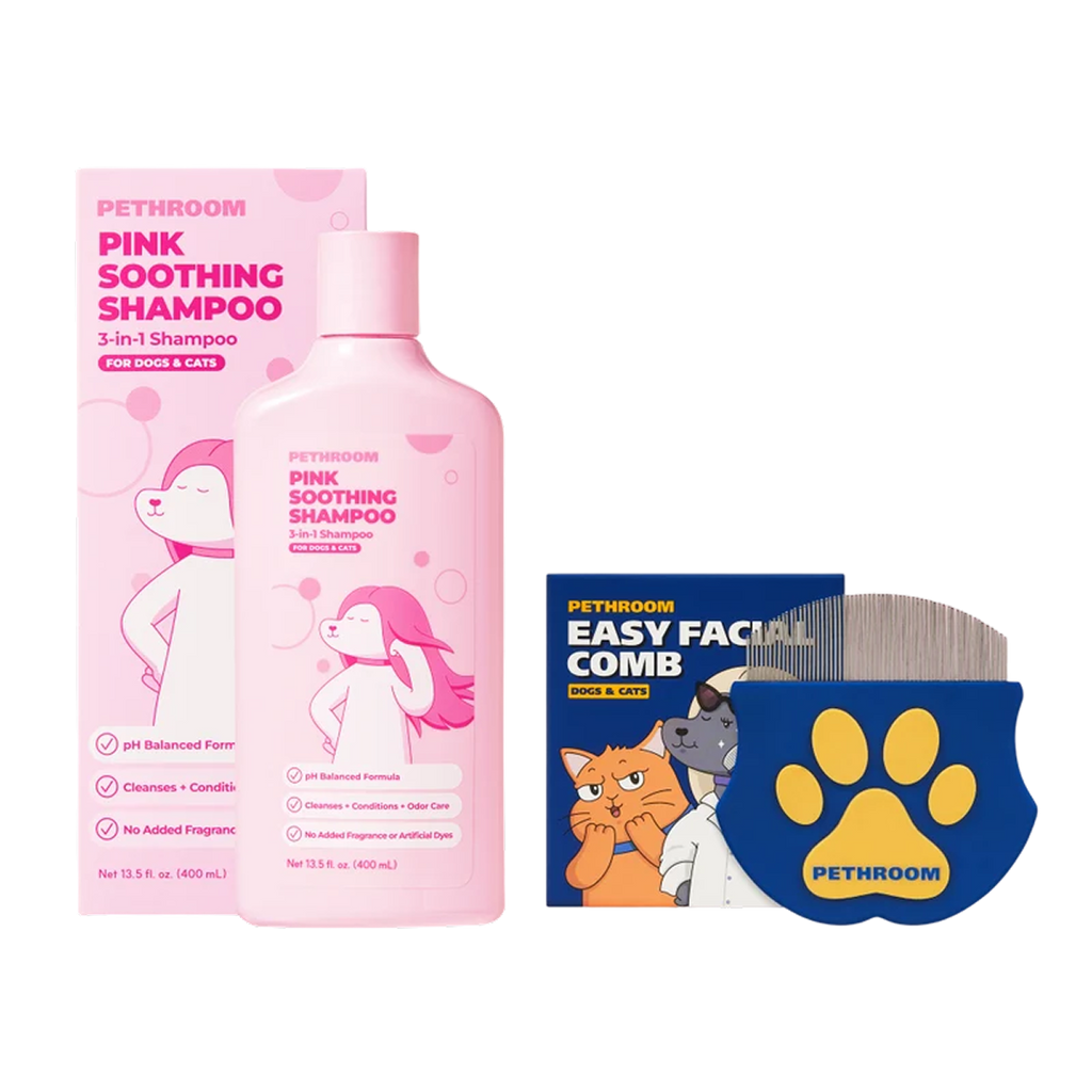 Pink basic bundle - Pink Shampoo & Easy Facial Comb